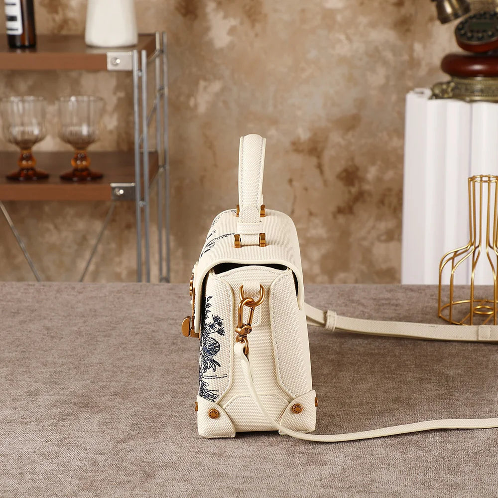 Light luxury women's handbag 2026 popular new fashion versatile shoulder bag high-end designer Chinese style embroidered crossbo