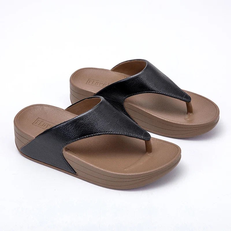 Ladies Large Size Summer Casual Sandals 2025 New Sle Thong Slippers Beachwear Anti-Slip Soft Bot Flip Flops