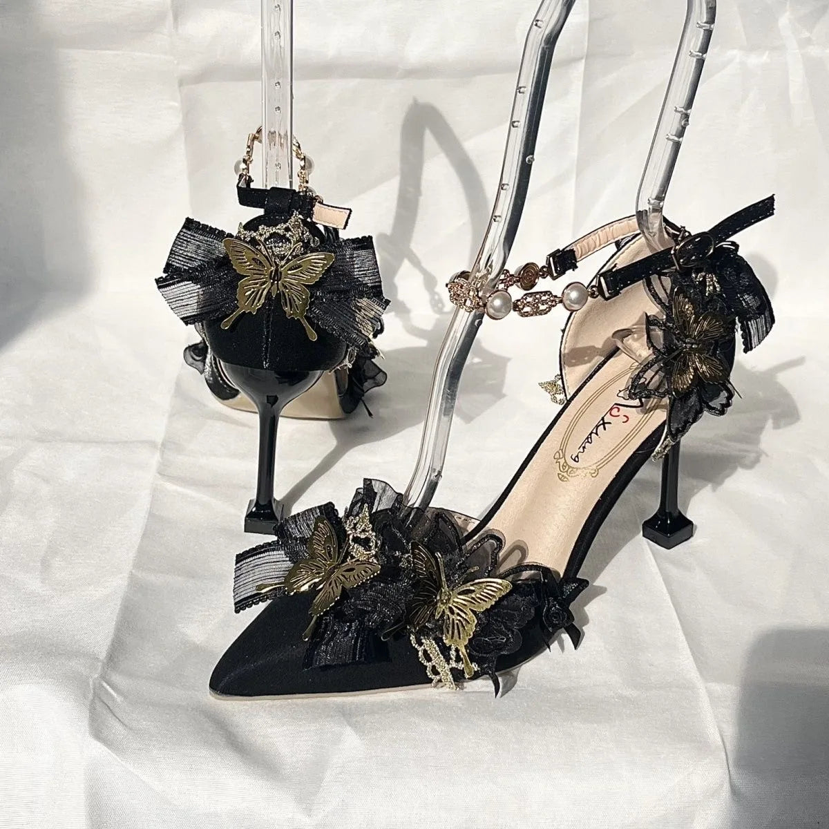 Heels Woman Luxury Fashion Sandals Gold Sandals Woman Lolita High Heels Shoes Woman High Quality Shoes Y2K Accessories 2025 New