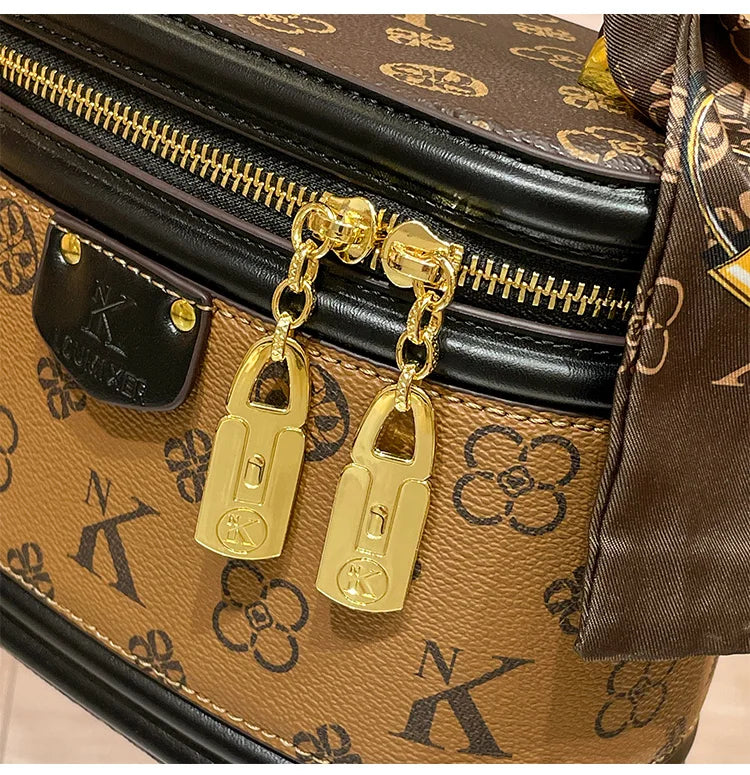 Luxury brand handbag 2025 new high-end designer box bag, bucket bag, single shoulder diagonal cross bag, fashionable
