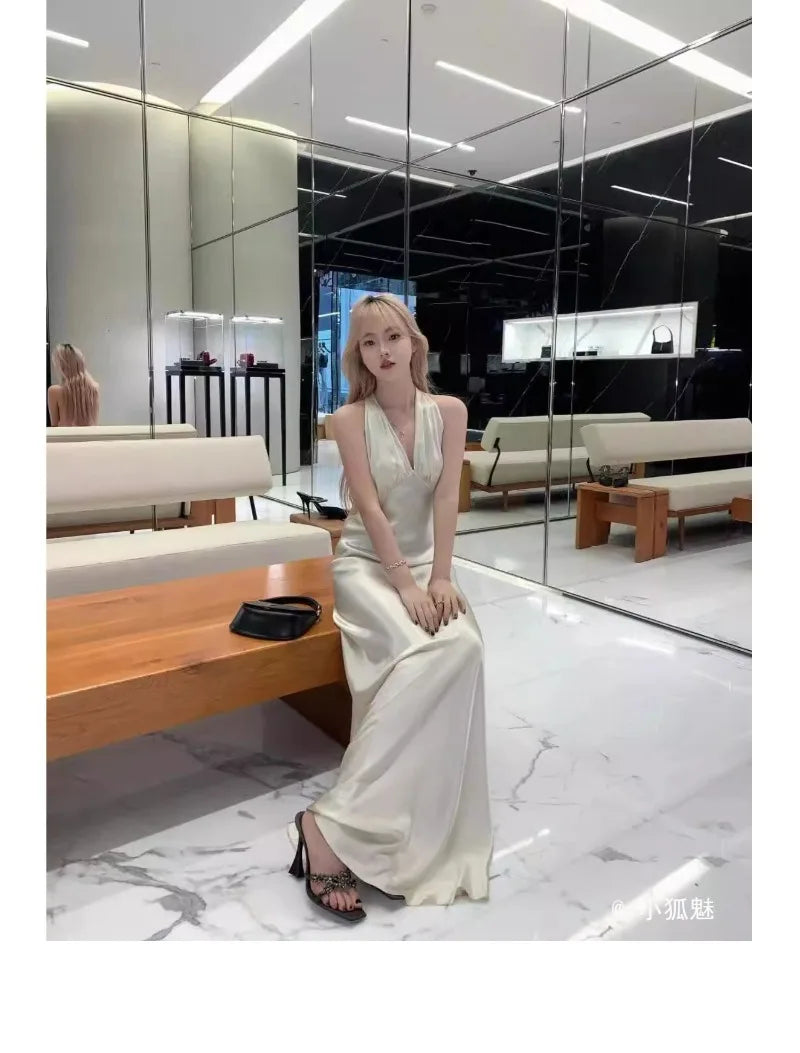 2025 Summer Women's High Heel Sandals Cross Rhinestone Square Head Open Toe Sandals Silk Sexy Stiletto High Heels Mules