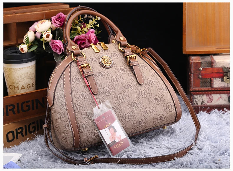 Women's handbag light luxury 2025 autumn and winter new item large capacity retro high-end designer shoulder crossbody bag