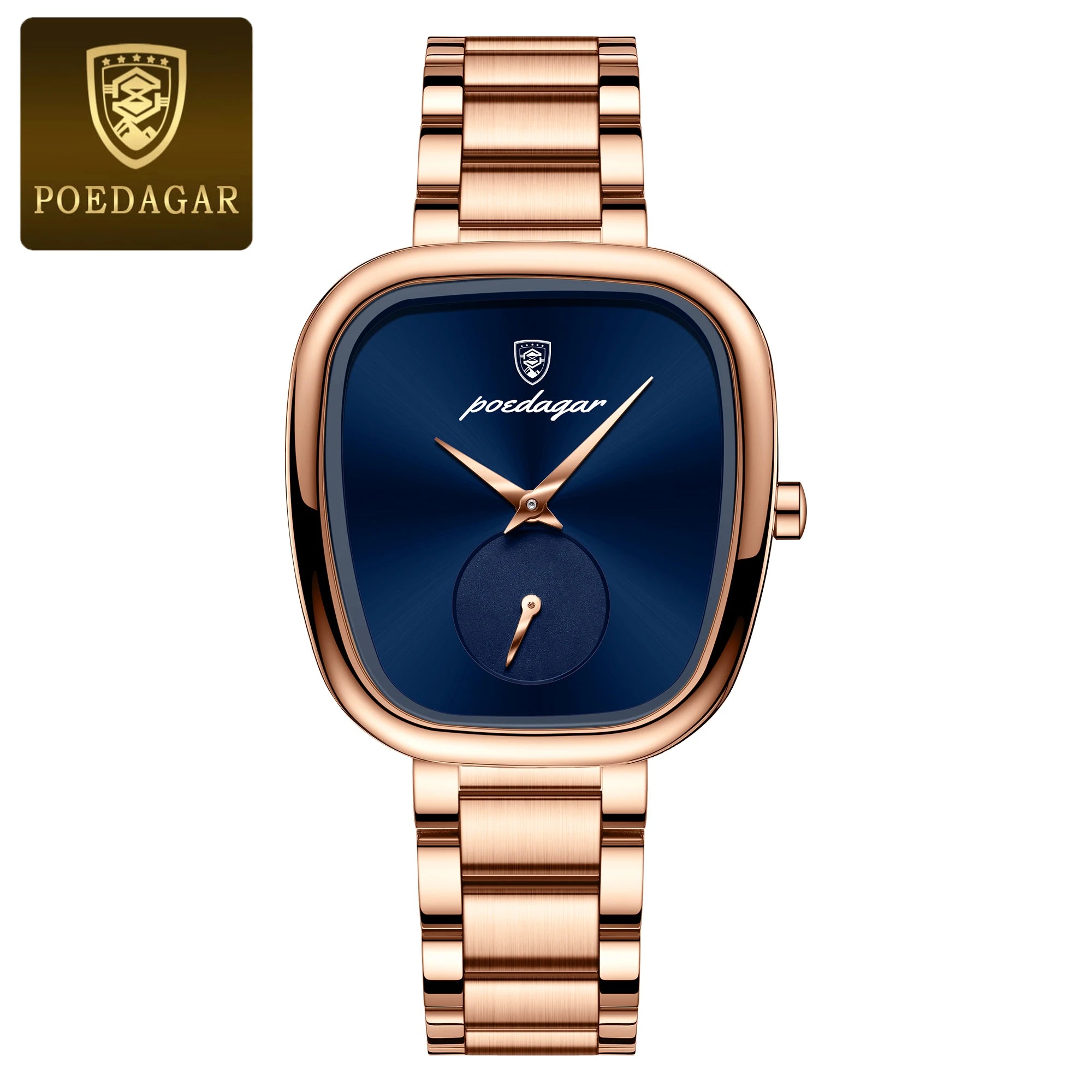 POEDAGAR Luxury Woman Watch Waterproof Stainless Steel Ladies Watch Fashion Quartz Women's Watches Elegant Simple Female Clock