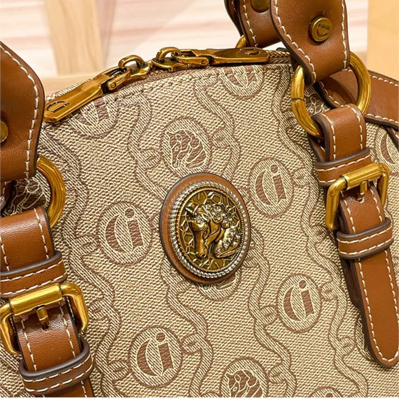 Women's handbag light luxury 2025 autumn and winter new item large capacity retro high-end designer shoulder crossbody bag