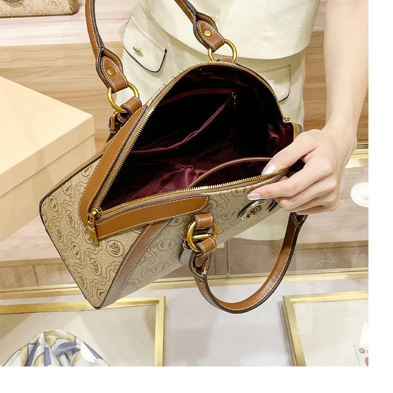 Women's handbag light luxury 2025 autumn and winter new item large capacity retro high-end designer shoulder crossbody bag