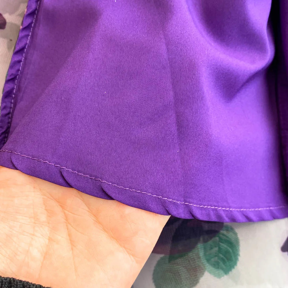 American Chic Maxi Dress for Women Floral Printed Skew Collar Sleeveless Female Dresses A-line Evening Club Vestidos Dropship