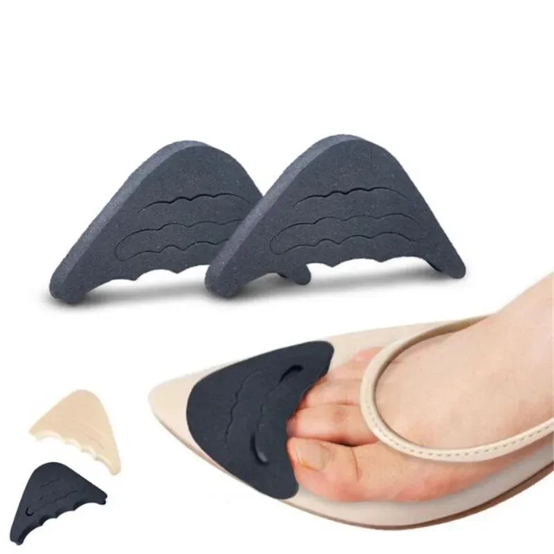 1Pair Forefoot Insert Pads heels Toe Plug Half Toe Filler Inserts Adjustable Toe Plug Reusable Shoe Filler for Too Big Shoes