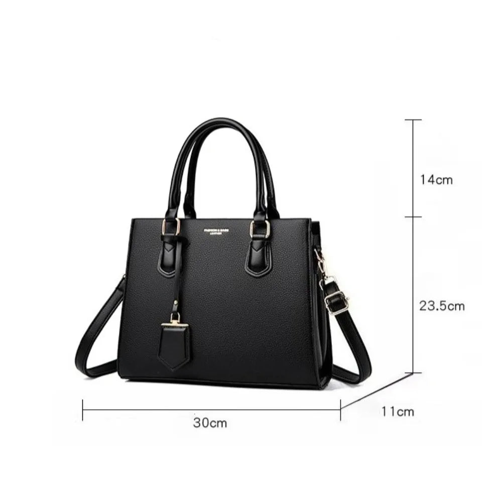 Luxury Women's Handbags 3 Layers Large Capacity Women  Shoulder Bags Top Quality PU Leather Commut Crossbody Bags  For Women Sac