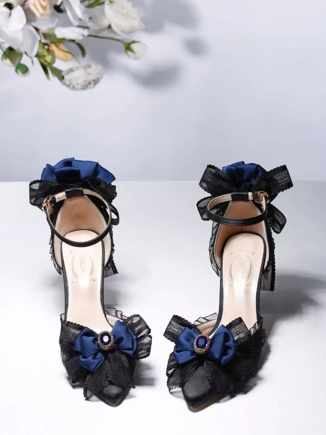Gothic High Heels Y2K Shoes for Women Lolita Vintage Shoes Luxury Woman Mary Janes Red Heels Weddings Bridal Shoes High Quality