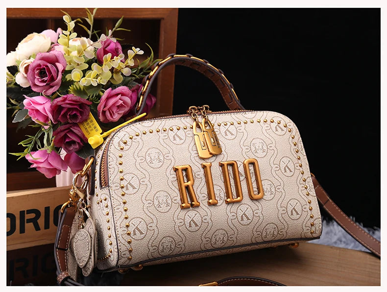 Light luxury brand women's handbag 2025 new autumn and winter fashion retro designer high-end single shoulder crossbody small sq