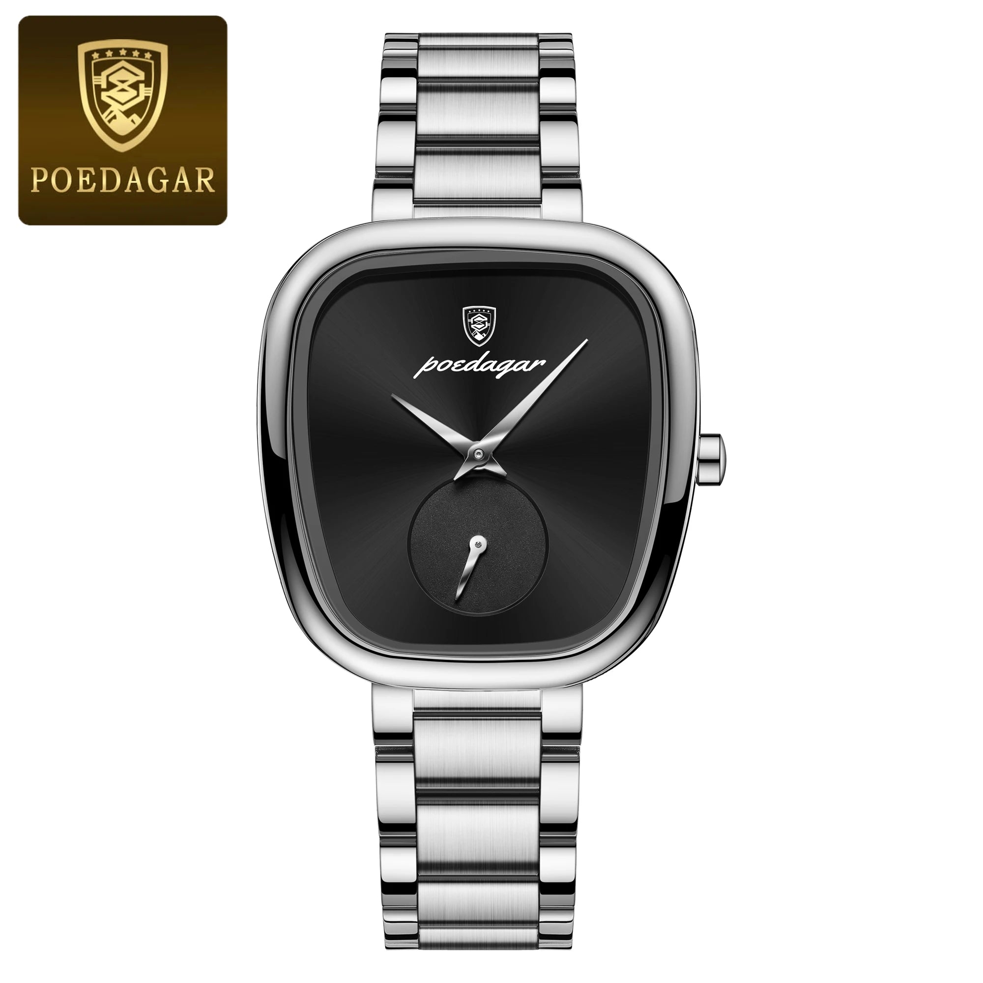 POEDAGAR Luxury Woman Watch Waterproof Stainless Steel Ladies Watch Fashion Quartz Women's Watches Elegant Simple Female Clock