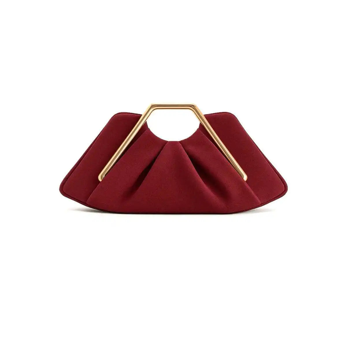 New Soft Leather Bag for Women Niche Cloud Bag Evening Pleated Bag High-end Handbag