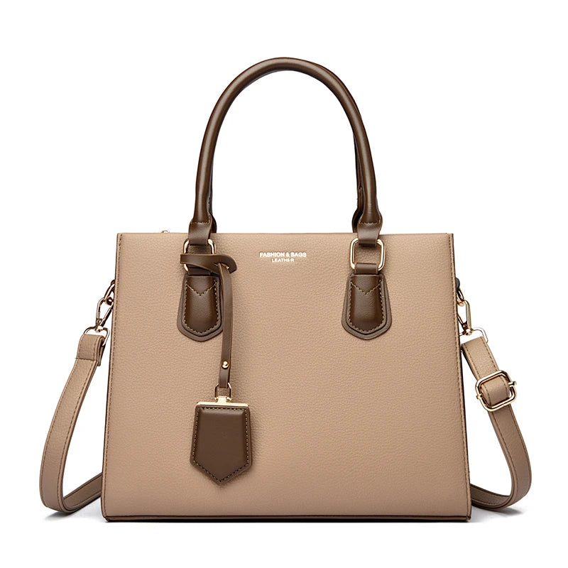 Luxury Women's Handbags 3 Layers Large Capacity Women  Shoulder Bags Top Quality PU Leather Commut Crossbody Bags  For Women Sac