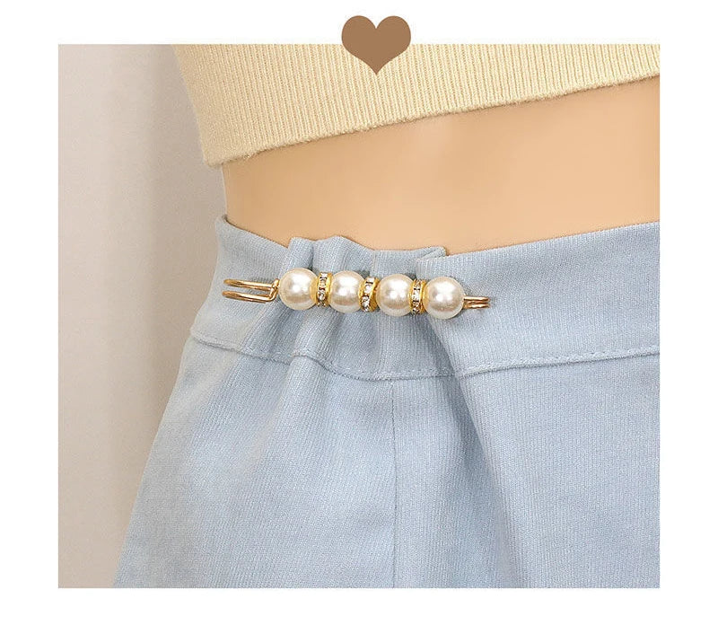 Detachable Metal Pins Fastener Pants Pin Retractable Button Sewing-Free Buckles for Jeans Perfect Fit Reduce Waist