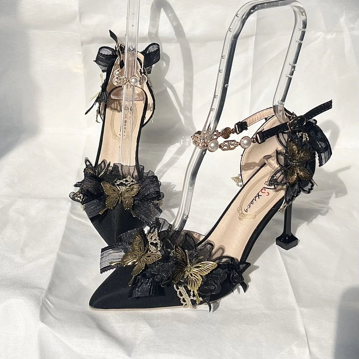 Heels Woman Luxury Fashion Sandals Gold Sandals Woman Lolita High Heels Shoes Woman High Quality Shoes Y2K Accessories 2025 New