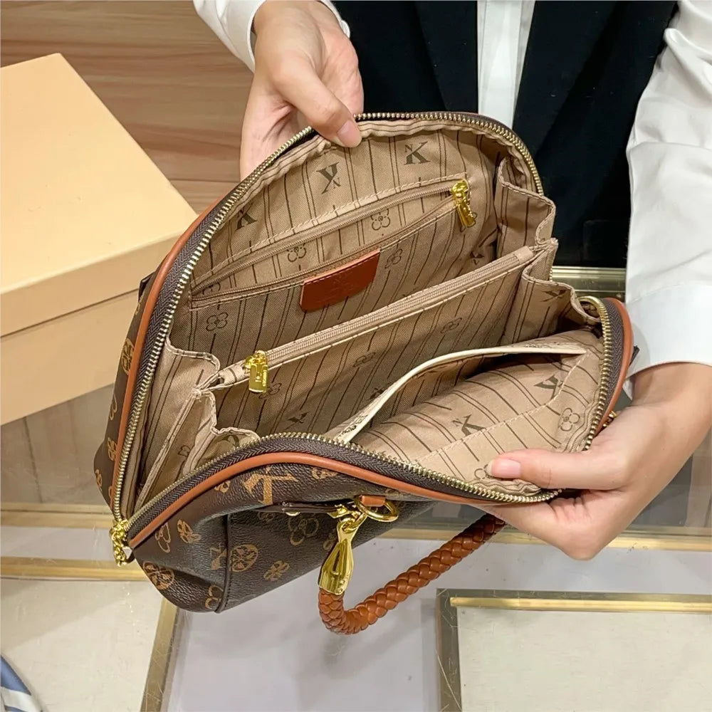 New 2025 High-End Designer Women's Handbag Autumn Winter Shoulder Crossbody Tote Bag Fashionable Luxury Accessory for Ladies