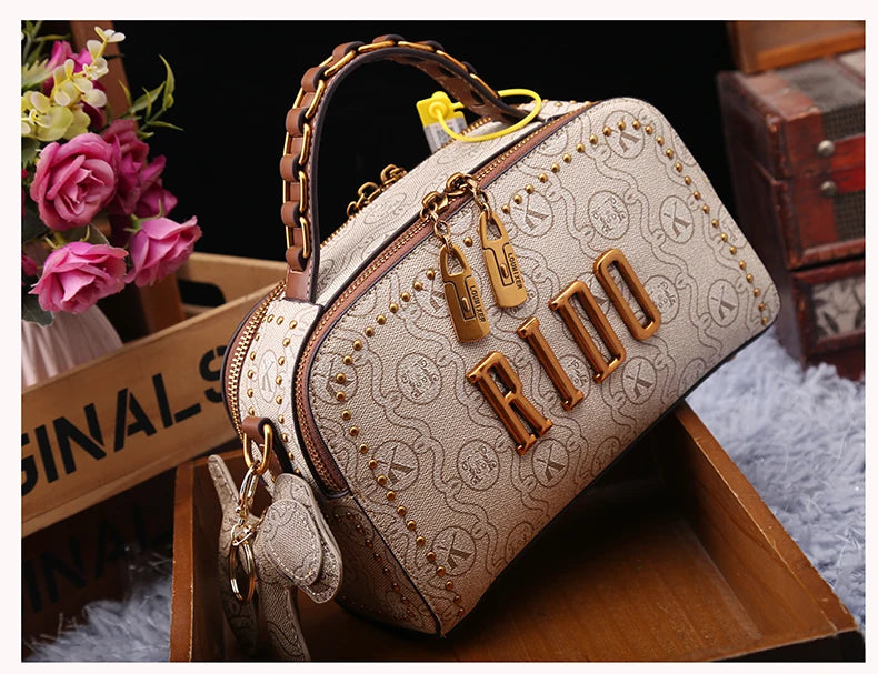 Light luxury brand women's handbag 2025 new autumn and winter fashion retro designer high-end single shoulder crossbody small sq