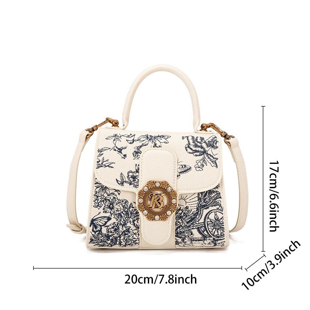 Light luxury women's handbag 2026 popular new fashion versatile shoulder bag high-end designer Chinese style embroidered crossbo