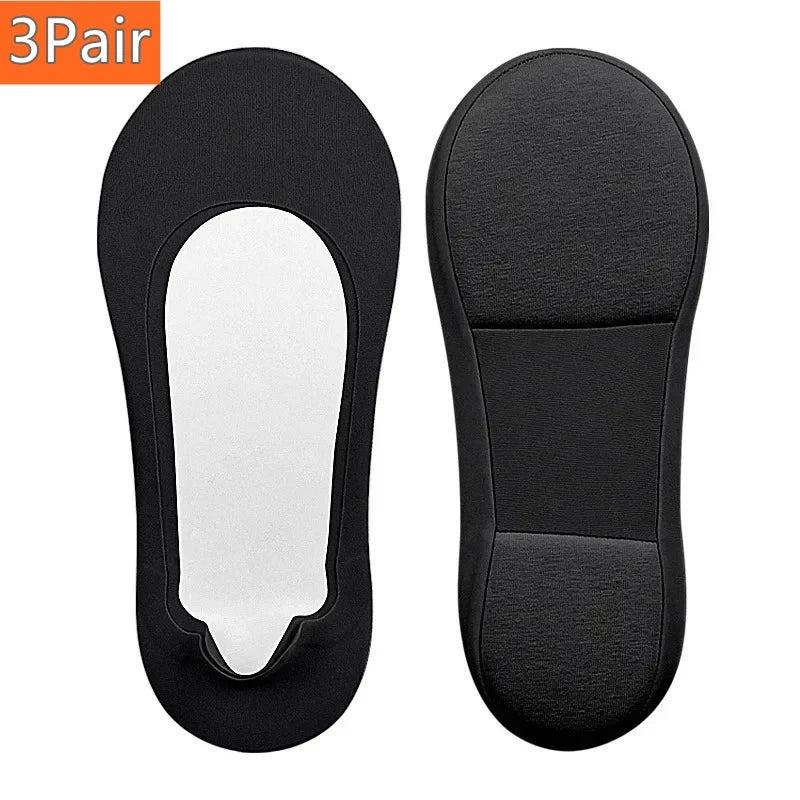 Women Boat Sock Plantar Fasciitis Shoes Insole Socks Insoles for Feet Shock Absorbing Shoe Sole Invisible Non slip Shoe pads