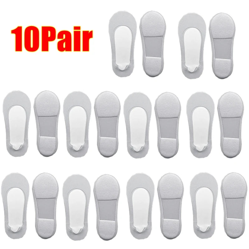 Women Boat Sock Plantar Fasciitis Shoes Insole Socks Insoles for Feet Shock Absorbing Shoe Sole Invisible Non slip Shoe pads