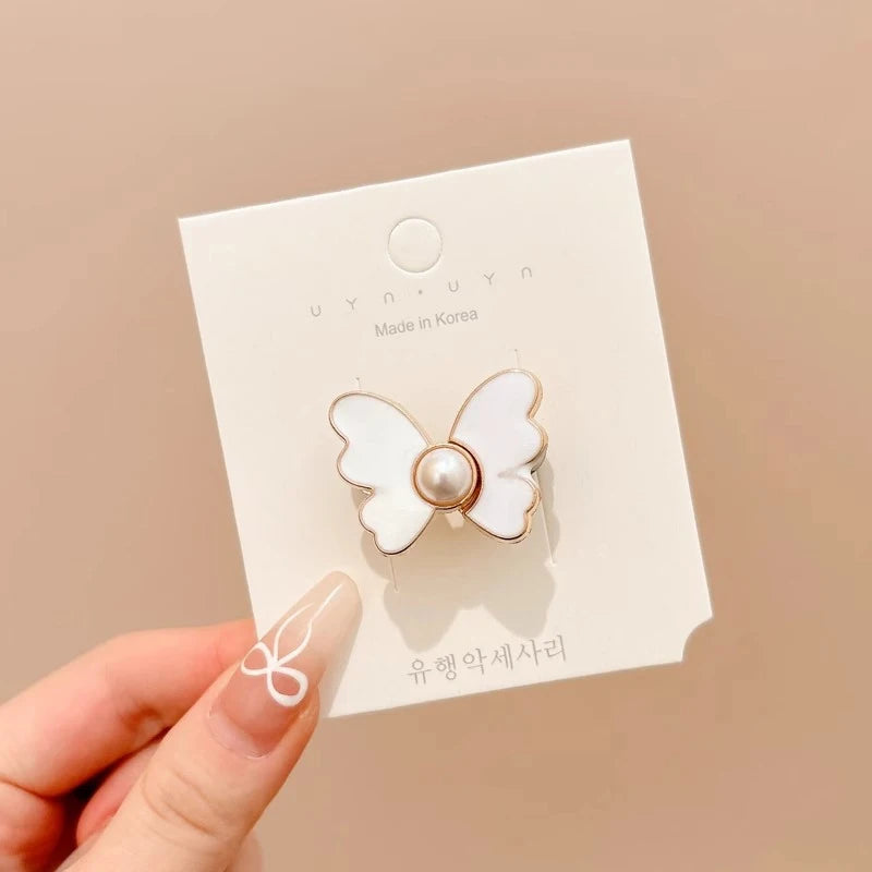 Adjustable Clips Butterfly Jeans Button For Pant Skirts Waist Tightener Buckle Snap Button Adjuster Pants Pin Retractable Button