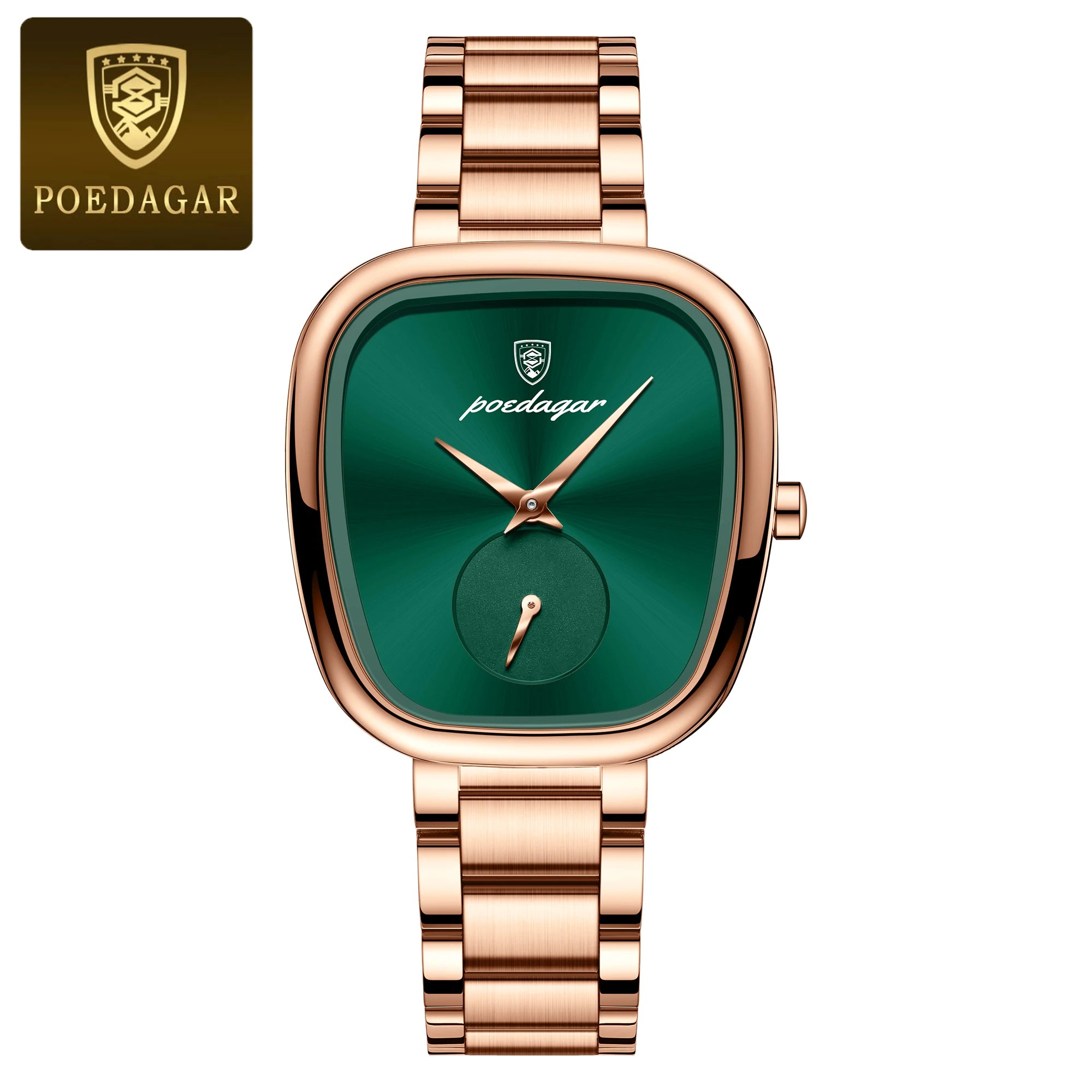 POEDAGAR Luxury Woman Watch Waterproof Stainless Steel Ladies Watch Fashion Quartz Women's Watches Elegant Simple Female Clock