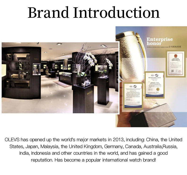 OLEVS 3606 Luxury Women Watch Camellia Quartz Japan Movement 30M Waterproof Watch For Women Ceramics Women Mechanical Watch