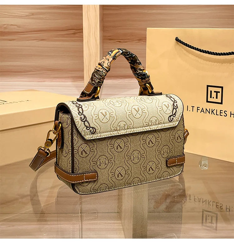Light luxury brand women's bag 2025 Spring Xiamen new fashionable and versatile high-end handbag single shoulder crossbody bag