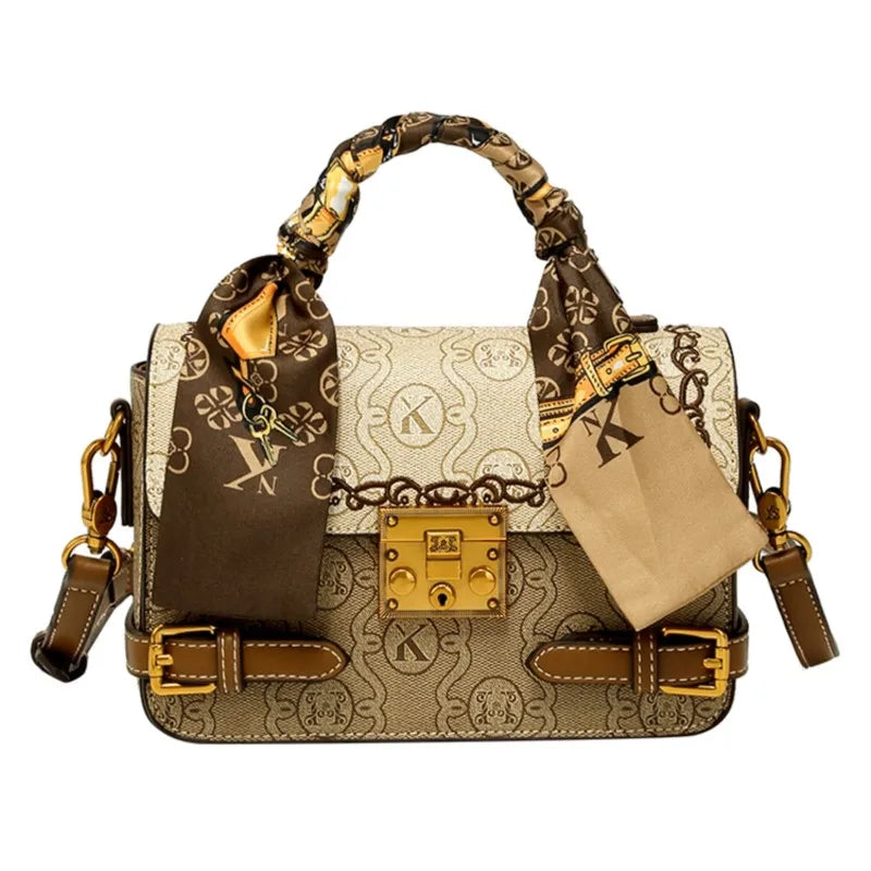 Light luxury brand women's bag 2025 Spring Xiamen new fashionable and versatile high-end handbag single shoulder crossbody bag