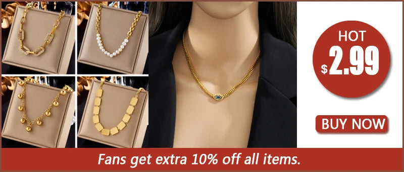 DIEYURO 316L Stainless Steel Natural Colored Beads Simplicity Necklace For Womens New Fashion Exquisite Neck Chain Jewelry Gift