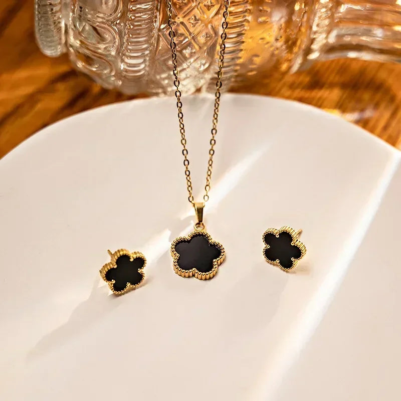 Exaggerated Creativity Irregular Geometric Wide Cuff Bracelet Ring Set for Women Simple Fashion Hand Jewelry Hot Sale Party Gift