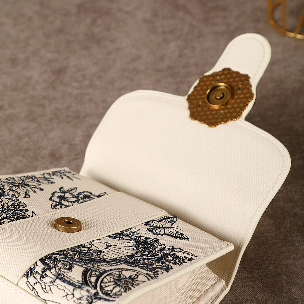 Light luxury women's handbag 2026 popular new fashion versatile shoulder bag high-end designer Chinese style embroidered crossbo