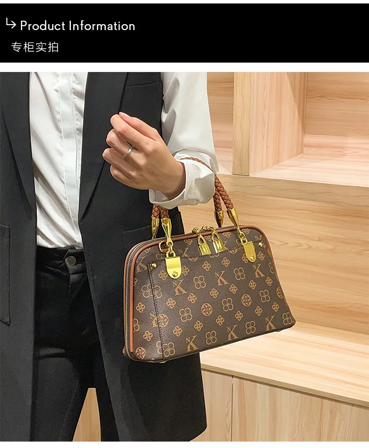 New 2025 High-End Designer Women's Handbag Autumn Winter Shoulder Crossbody Tote Bag Fashionable Luxury Accessory for Ladies