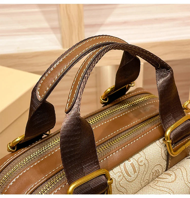 Women's Handbag 2025 New Brand Genuine Leather Handbag Designer High Quality Retro Single Shoulder Oblique Cross Pillow Bag