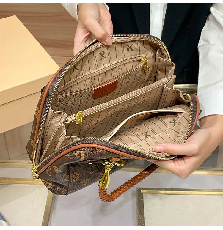 New 2025 High-End Designer Women's Handbag Autumn Winter Shoulder Crossbody Tote Bag Fashionable Luxury Accessory for Ladies