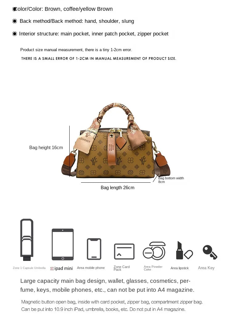 Brand women's handbag 2025 new autumn and winter high-end texture niche designer light luxury shoulder crossbody bag pillow bag