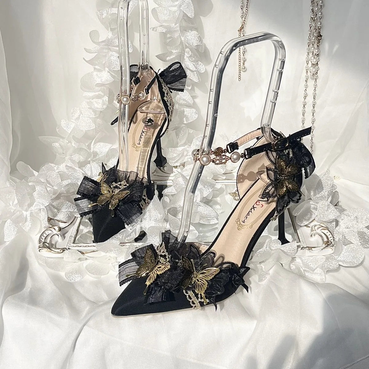 Heels Woman Luxury Fashion Sandals Gold Sandals Woman Lolita High Heels Shoes Woman High Quality Shoes Y2K Accessories 2025 New