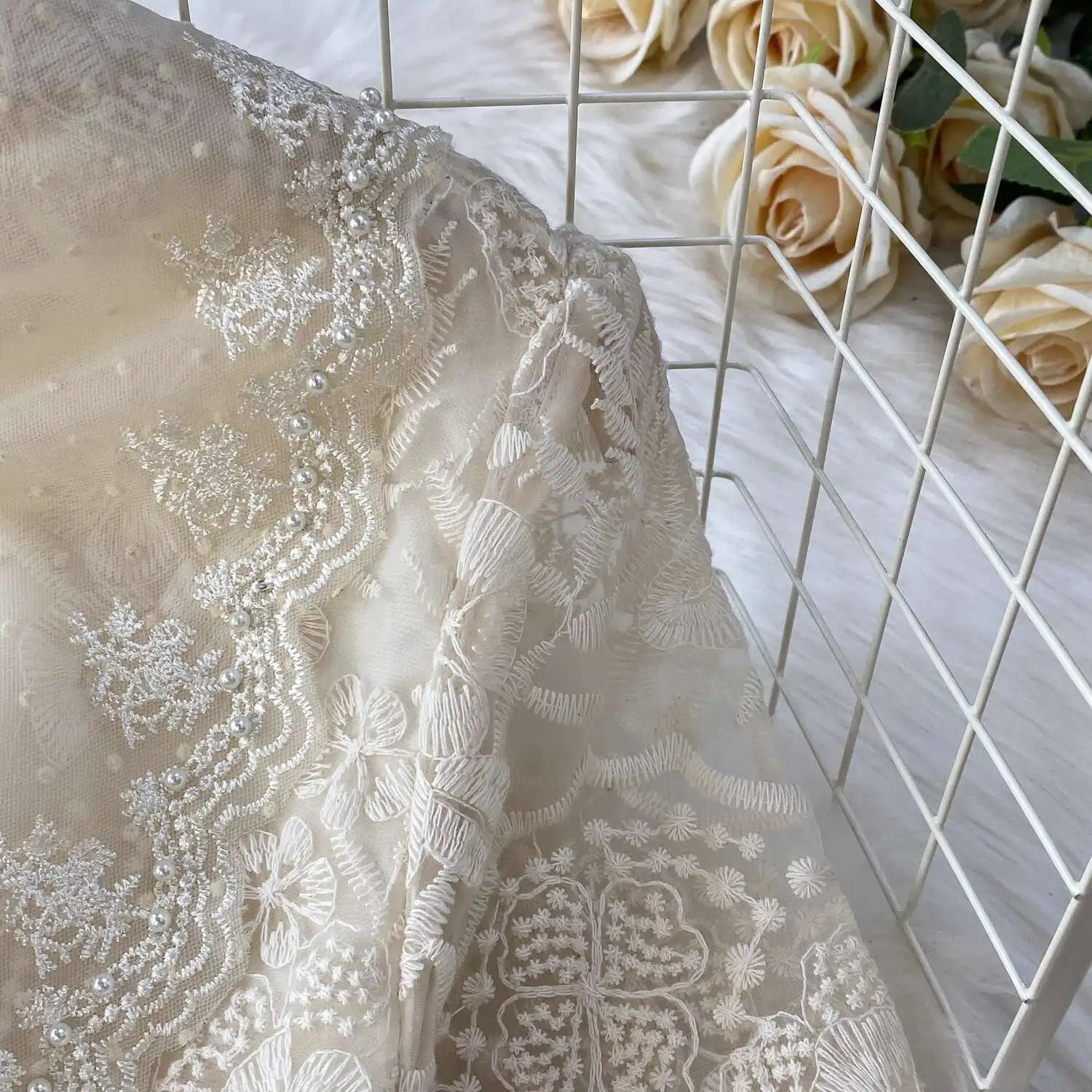 Luxury Formal Evening Lace Dress Women Summer Short Sleeve Crochet Embroidery Prom Long Dresses Runway Party Vestidos