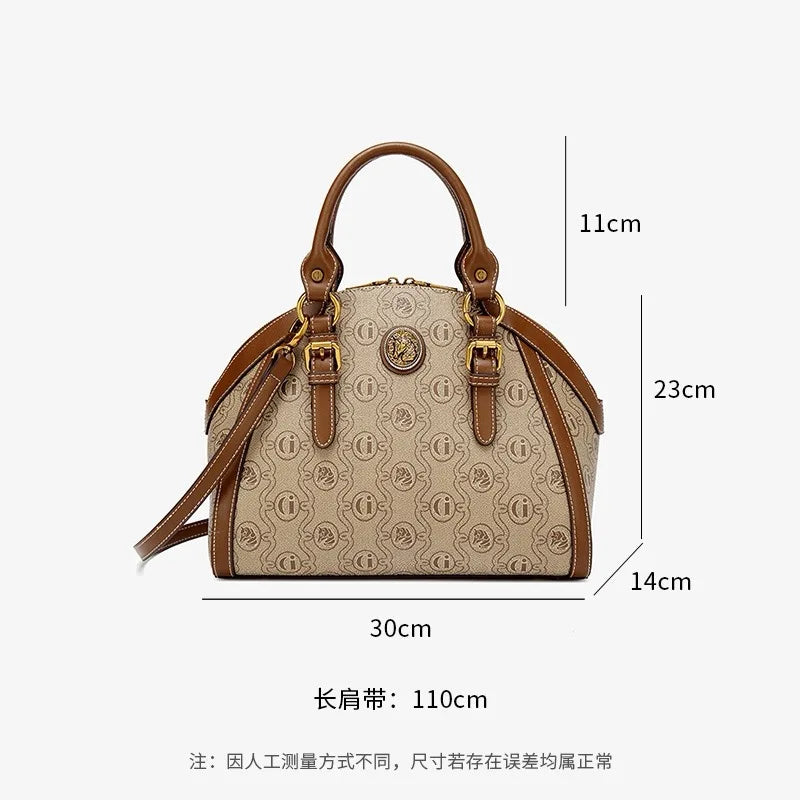 Women's handbag light luxury 2025 autumn and winter new item large capacity retro high-end designer shoulder crossbody bag