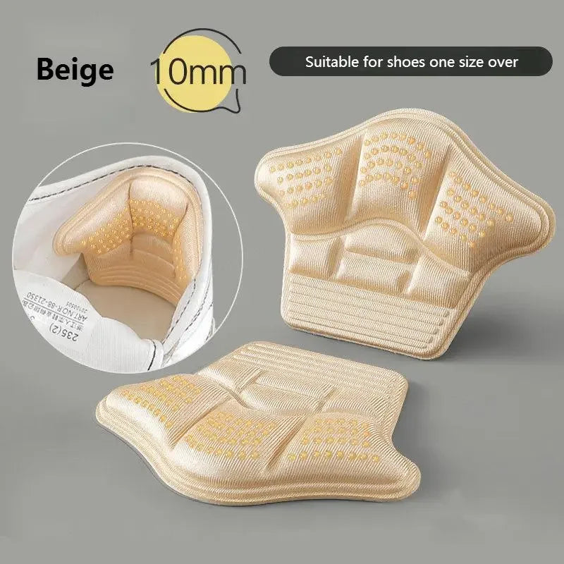 1Pair Heel Stickers Heel Protectors Sneakers Shrinking Size Insoles Anti-wear Feet Shoe Pads Adjust Size Heel Cushion Inserts