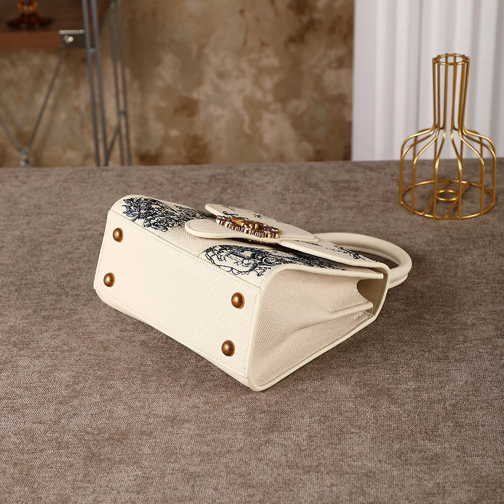 Light luxury women's handbag 2026 popular new fashion versatile shoulder bag high-end designer Chinese style embroidered crossbo