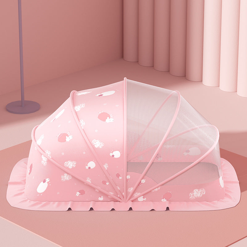Mosquito Net Baby Yurt Anti-Mosquito Full-Cover Foldable Infant Newborn Children's Bed Bottomless Blackout Tent