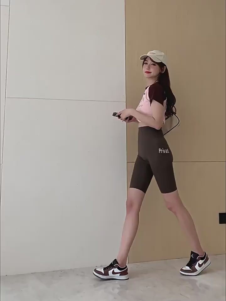 Summer Thin Five-point Shark Safety Shorts Women's Anti-walking with Pocket Outer Wear Riding Sports Barbie Pants Leggings